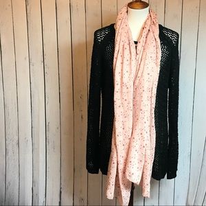 NWOT Pink Star Gina Benotti Scarf